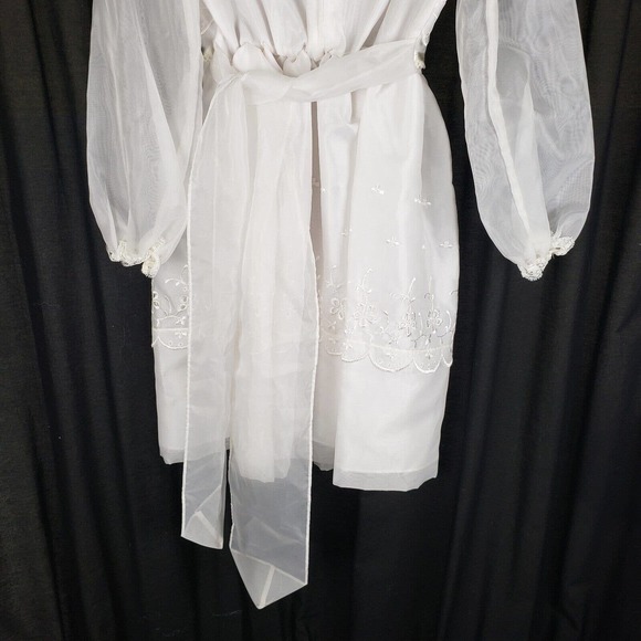 Vintage Merry Girl Party Dress Communion Flower Girl Princess Girls sz 7 8 Twirl - Picture 6 of 8